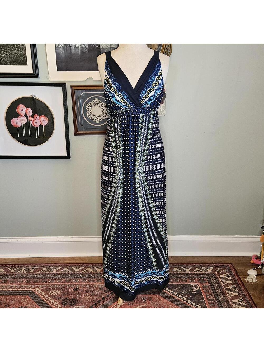 NWT metaphor Structured Maxi Dress